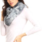 Sakkas Abir Soft Furry Reversible Short Twist Wrap Around Infinity Scarf