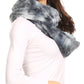 Sakkas Abir Soft Furry Reversible Short Twist Wrap Around Infinity Scarf
