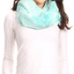 Sakkas Abir Soft Furry Reversible Short Twist Wrap Around Infinity Scarf