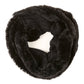 Sakkas Abir Soft Furry Reversible Short Twist Wrap Around Infinity Scarf