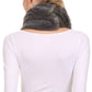 Sakkas Abir Soft Furry Reversible Short Twist Wrap Around Infinity Scarf