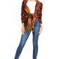 Sakkas Gianna Women's Silky Soft Reversible Floral Woven Pashmina Scarf Shawl Wrap