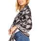 Sakkas Gianna Women's Silky Soft Reversible Floral Woven Pashmina Scarf Shawl Wrap