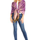 Sakkas Gianna Women's Silky Soft Reversible Floral Woven Pashmina Scarf Shawl Wrap