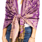 Sakkas Gianna Women's Silky Soft Reversible Floral Woven Pashmina Scarf Shawl Wrap