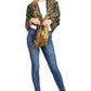 Sakkas Gianna Women's Silky Soft Reversible Floral Woven Pashmina Scarf Shawl Wrap