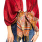 Sakkas Gianna Women's Silky Soft Reversible Floral Woven Pashmina Scarf Shawl Wrap