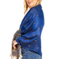 Sakkas Gianna Women's Silky Soft Reversible Floral Woven Pashmina Scarf Shawl Wrap
