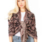 Sakkas Gianna Women's Silky Soft Reversible Floral Woven Pashmina Scarf Shawl Wrap