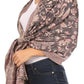 Sakkas Gianna Women's Silky Soft Reversible Floral Woven Pashmina Scarf Shawl Wrap