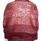 Sakkas Marga Women's Silky Soft Reversible Paisley Woven Pashmina Scarf Shawl Wrap