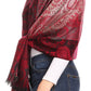 Sakkas Marga Women's Silky Soft Reversible Paisley Woven Pashmina Scarf Shawl Wrap