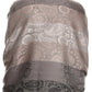 Sakkas Marga Women's Silky Soft Reversible Paisley Woven Pashmina Scarf Shawl Wrap
