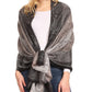 Sakkas Marga Women's Silky Soft Reversible Paisley Woven Pashmina Scarf Shawl Wrap