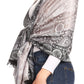 Sakkas Marga Women's Silky Soft Reversible Paisley Woven Pashmina Scarf Shawl Wrap