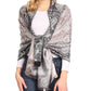 Sakkas Marga Women's Silky Soft Reversible Paisley Woven Pashmina Scarf Shawl Wrap