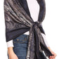Sakkas Marga Women's Silky Soft Reversible Paisley Woven Pashmina Scarf Shawl Wrap
