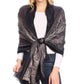 Sakkas Marga Women's Silky Soft Reversible Paisley Woven Pashmina Scarf Shawl Wrap