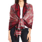 Sakkas Serina Women's Silky Soft Reversible Floral Woven Pashmina Scarf Shawl Wrap
