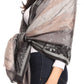 Sakkas Serina Women's Silky Soft Reversible Floral Woven Pashmina Scarf Shawl Wrap