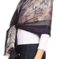 Sakkas Serina Women's Silky Soft Reversible Floral Woven Pashmina Scarf Shawl Wrap