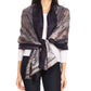 Sakkas Serina Women's Silky Soft Reversible Floral Woven Pashmina Scarf Shawl Wrap