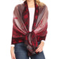 Sakkas Matilde Women's Peacock Floral Light and Soft Reversible Scarf Shawl Wrap