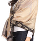 Sakkas Matilde Women's Peacock Floral Light and Soft Reversible Scarf Shawl Wrap
