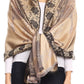 Sakkas Matilde Women's Peacock Floral Light and Soft Reversible Scarf Shawl Wrap
