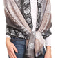 Sakkas Matilde Women's Peacock Floral Light and Soft Reversible Scarf Shawl Wrap