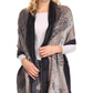 Sakkas Matilde Women's Peacock Floral Light and Soft Reversible Scarf Shawl Wrap