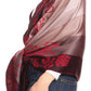 Sakkas Damari Women's Silky Soft Reversible Border Woven Pashmina Scarf Shawl Wrap