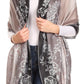 Sakkas Damari Women's Silky Soft Reversible Border Woven Pashmina Scarf Shawl Wrap