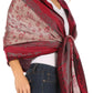 Sakkas Alessa Women's Silky Soft Reversible PaisleyPrint Pashmina Scarf Shawl Wrap