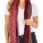 Sakkas Alessa Women's Silky Soft Reversible PaisleyPrint Pashmina Scarf Shawl Wrap