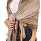 Sakkas Alessa Women's Silky Soft Reversible PaisleyPrint Pashmina Scarf Shawl Wrap