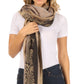 Sakkas Alessa Women's Silky Soft Reversible PaisleyPrint Pashmina Scarf Shawl Wrap