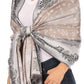 Sakkas Alessa Women's Silky Soft Reversible PaisleyPrint Pashmina Scarf Shawl Wrap