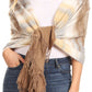 Sakkas Martinna Warm Super Soft Cashmere Feel Pashmina Shawl Wrap Scarf for Women - Weddings, Festivals, Travel & Daily Wear