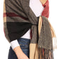 Sakkas Martinna Warm Super Soft Cashmere Feel Pashmina Shawl Wrap Scarf for Women - Weddings, Festivals, Travel & Daily Wear