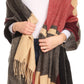 Sakkas Martinna Warm Super Soft Cashmere Feel Pashmina Shawl Wrap Scarf for Women - Weddings, Festivals, Travel & Daily Wear