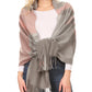Sakkas Martinna Warm Super Soft Cashmere Feel Pashmina Shawl Wrap Scarf for Women - Weddings, Festivals, Travel & Daily Wear