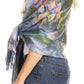 Sakkas Oria Women's Soft Lightweight Colorful Printed Shawl Scarf Wrap Stole