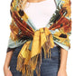 Sakkas Oria Women's Soft Lightweight Colorful Printed Shawl Scarf Wrap Stole