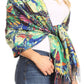Sakkas Oria Women's Soft Lightweight Colorful Printed Shawl Scarf Wrap Stole