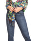 Sakkas Oria Women's Soft Lightweight Colorful Printed Shawl Scarf Wrap Stole