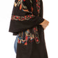Sakkas Ginata Women's Large Casual Super Soft Embroidery Scarf Shawl Wrap Stole