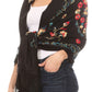 Sakkas Ginata Women's Large Casual Super Soft Embroidery Scarf Shawl Wrap Stole