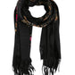 Sakkas Ginata Women's Large Casual Super Soft Embroidery Scarf Shawl Wrap Stole