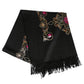 Sakkas Ginata Women's Large Casual Super Soft Embroidery Scarf Shawl Wrap Stole